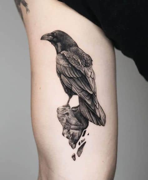 40 Tatuagens De CORVO E Seus Significados