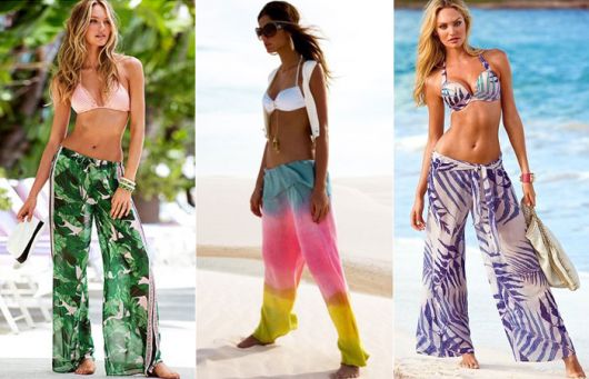 roupas para praia a noite