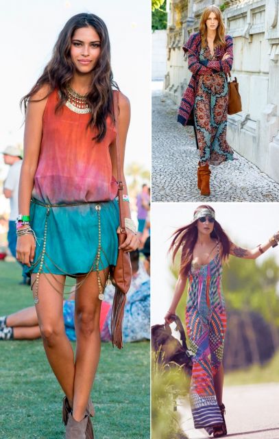 Moda hippie COLORIDOS