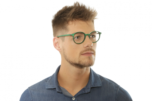 armação óculos grau masculino redondo colorido