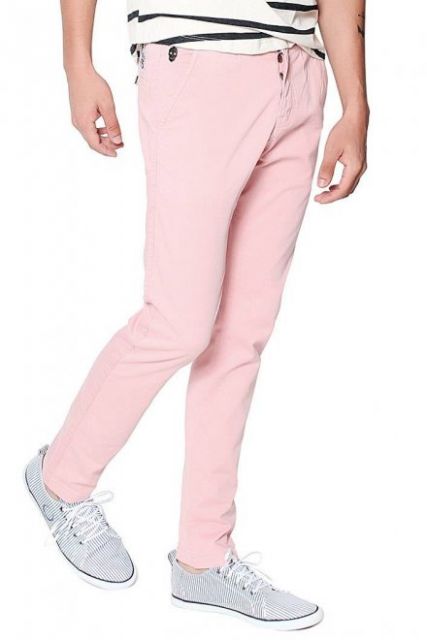 calça colorida masculina rosa
