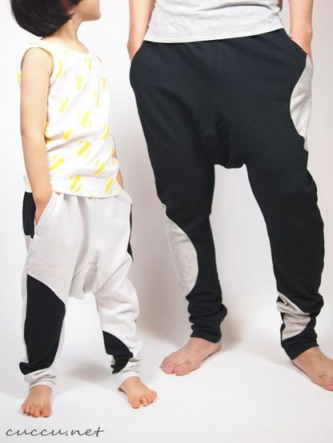 calça saruel masculina pai e filho