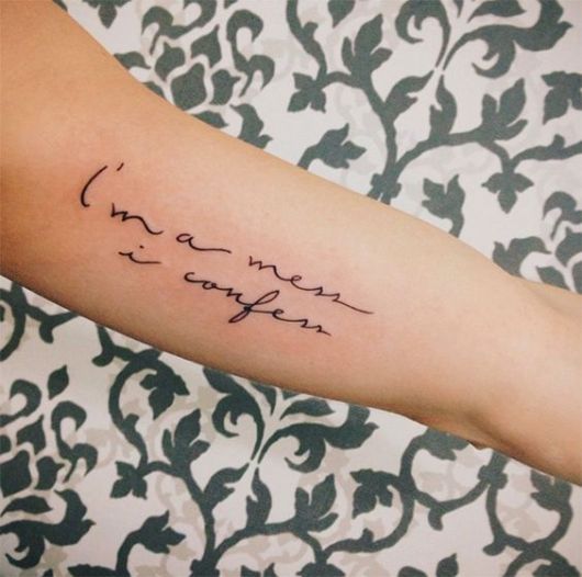Frases Para Tatuagem 70 Inspirações Apaixonantes