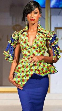 moda africana em look trabalho