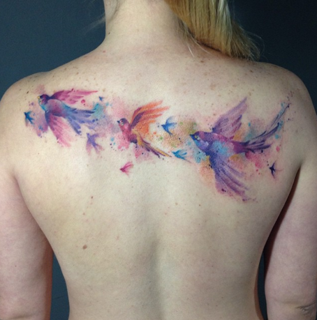 exemplo de tatuagem aquarela paulo victor