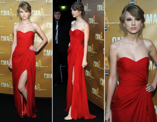 vestido vermelho longo social com fenda