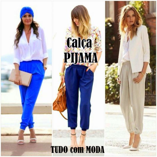 Calça Pijama: Dicas para ficar estilosa e 80 looks
