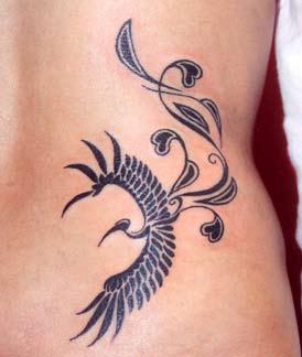 tatuagem tribal fenix