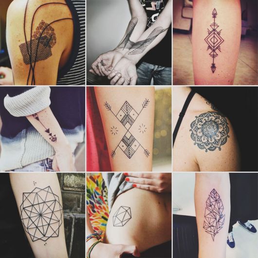 Tatuagem Geométrica: O que é? + de 50 ideias incríveis!