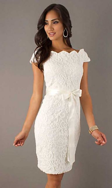 vestido de noiva de crochê estilo tubinho