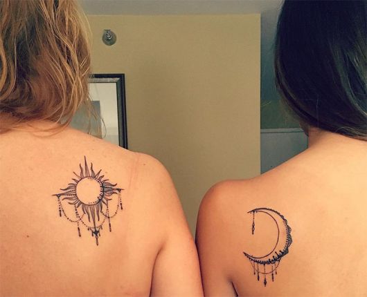 tatuagem mãe e filha combinada