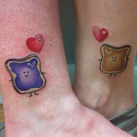 tatuagem mãe e filha combinando