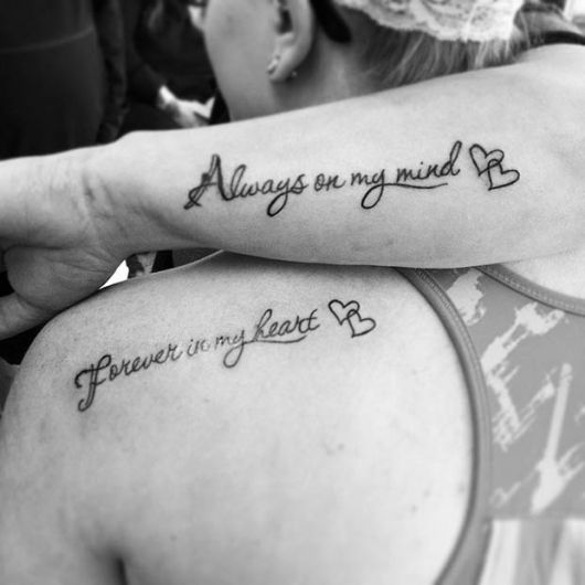 tatuagem mãe e filha ideias
