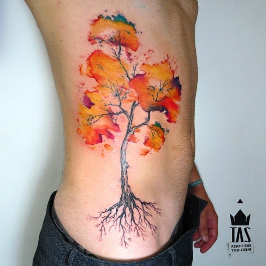 Tatuagem de Árvore Significado, variações e 70 fotos!