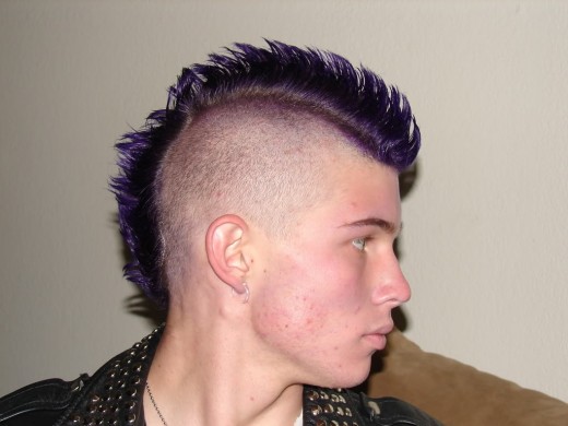 cabelo punk masculino