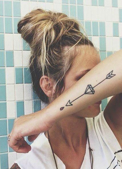 tatuagem com flecha