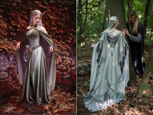 modelos de vestido de época medieval