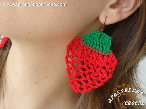 brinco-de-frutas-morango-croche