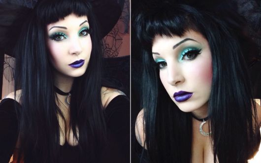 maquiagem para fantasia de bruxa