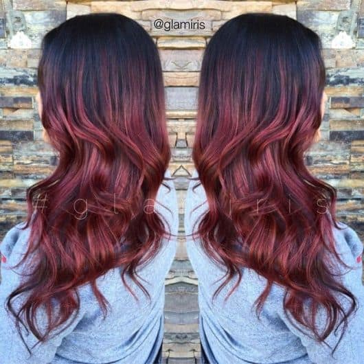 ombre-hair-vermelho-cor-vinho