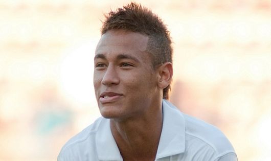 Neymar no ano de 2009, no Santos.