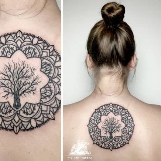 tatuagem árvore