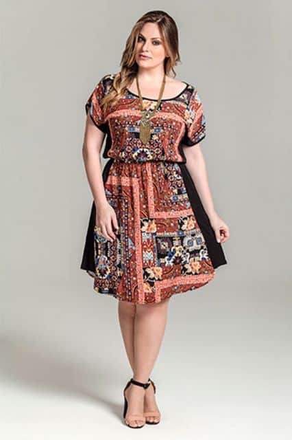 vestido de viscose gode