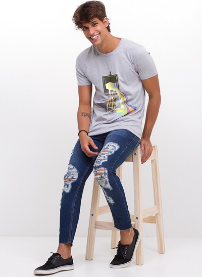 calça cropped masculina jeans