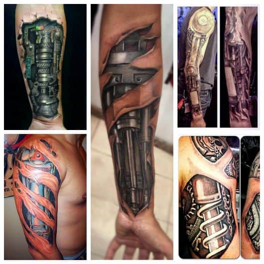 tatuagem 3d no braço