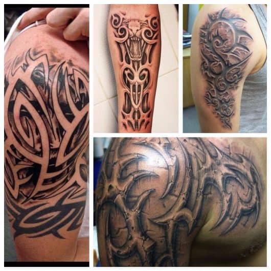 tatuagem 3d tribal