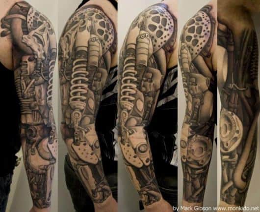 tatuagem 3d no braço