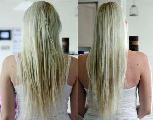 antes e depois cabelo loiro