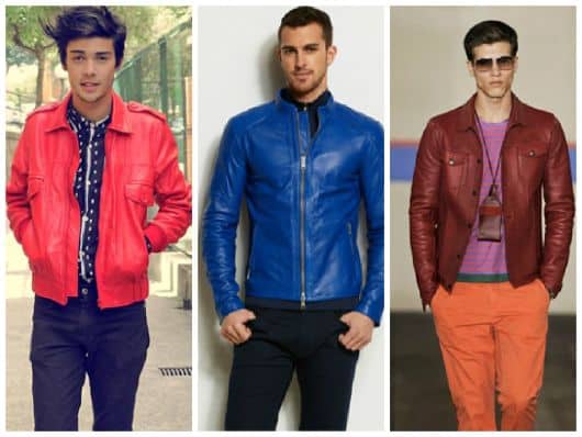 jaqueta colorida masculina