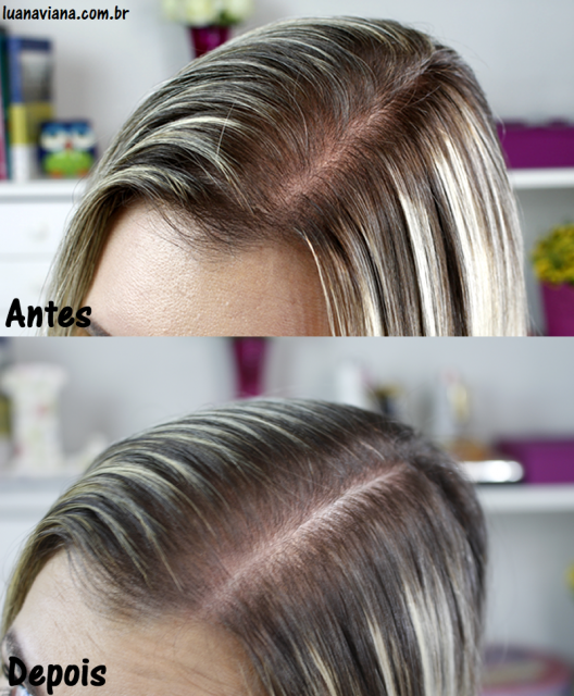 antes e depois crescimento cabelo