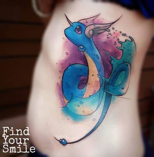 tatuagem de dragão Pokémon