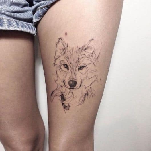 Tatuagem de Lobo 90 Ideias Maneiríssimas & Significados!
