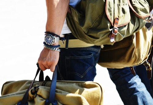 bracelete masculino com relógio