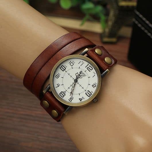 bracelete masculino com relógio