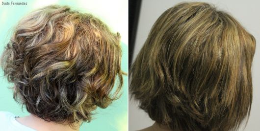 antes e depois cabelo curto