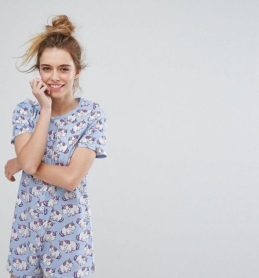 pijama azul simples