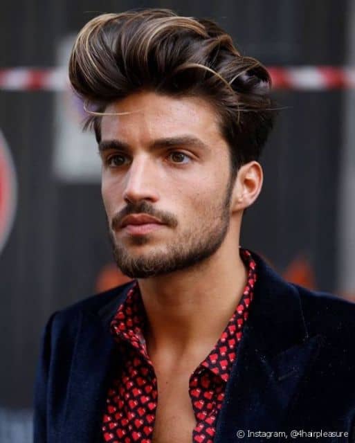 Topete masculino  Medium beard styles, Best beard styles, Mens hairstyles  with beard