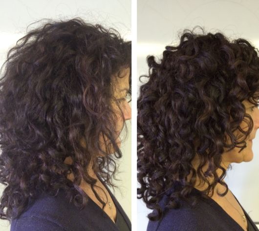 cabelo médio antes e depois