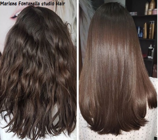  antes e depois tratamento cabelo 
