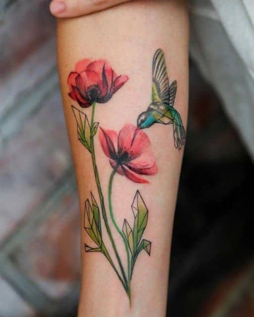 tatuagem flores