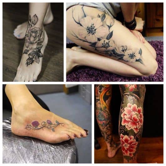 tatuagem de perna