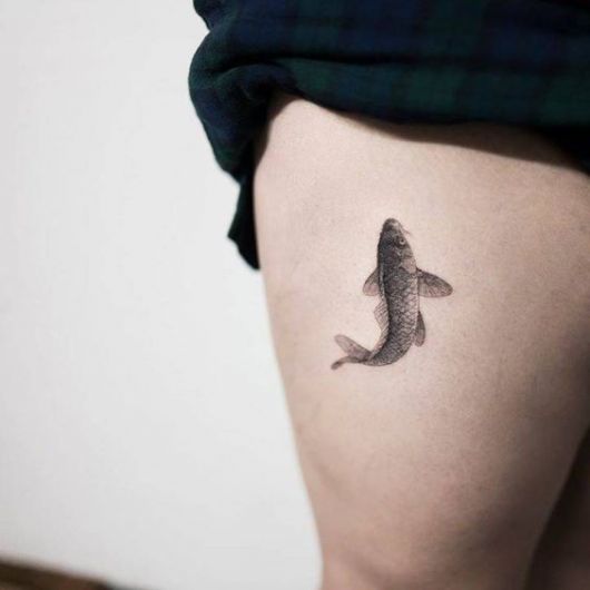Tatuagem de peixe.