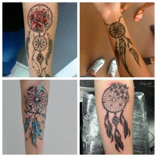 Tatuagem no braço.