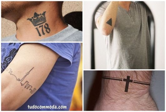 tatuagem pequena masculina