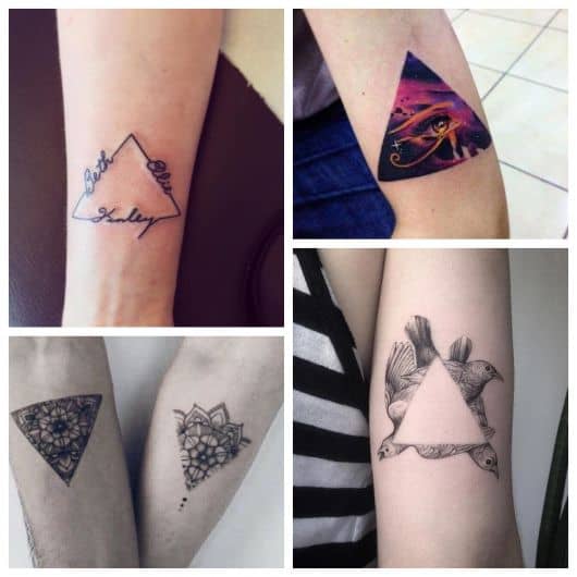 tatuagem de triângulo 