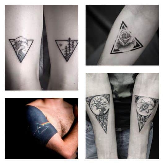 tatuagem de triângulo